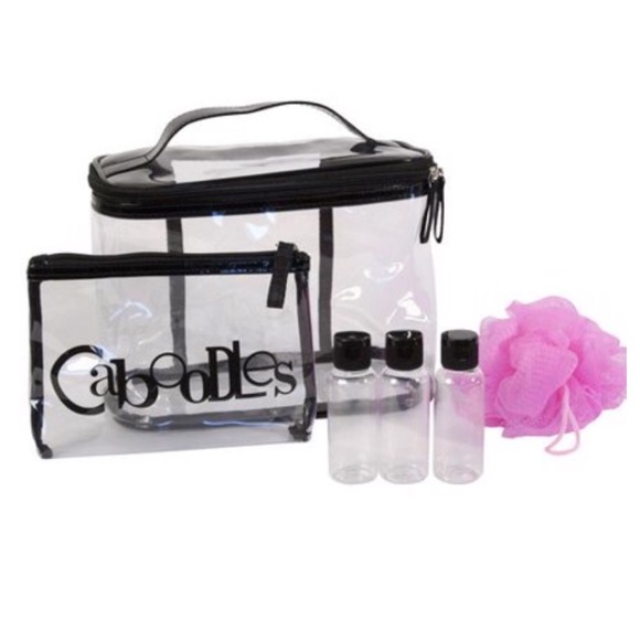 Caboodles Handbags - 6 Pc. CABOODLES Clear Toiletry Travel Bag Set NWT